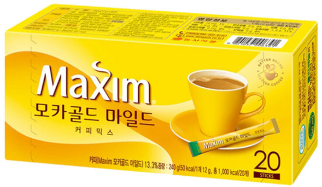 맥심 모카골드 커피믹스, 1개, 20개입, 12g