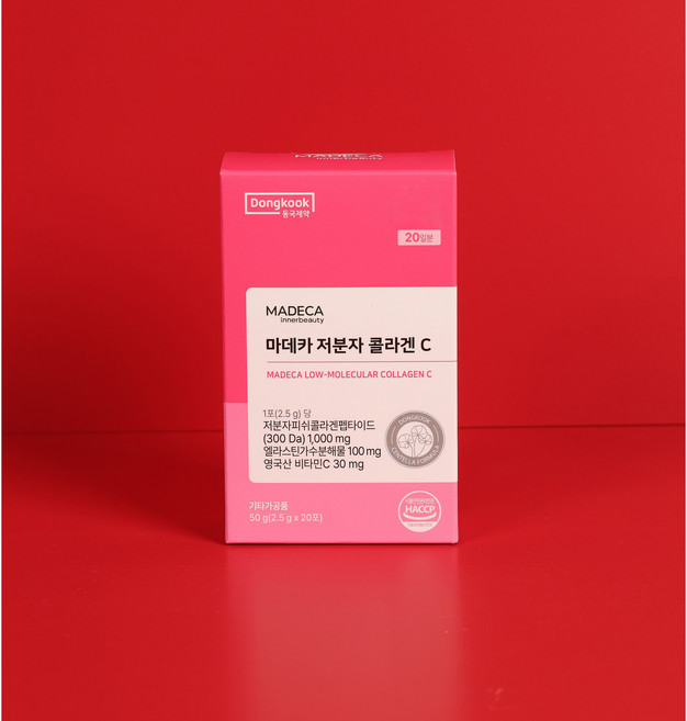동국제약 뷰티노하우 마데카 저분자 콜라겐C, 3박스, 20회분