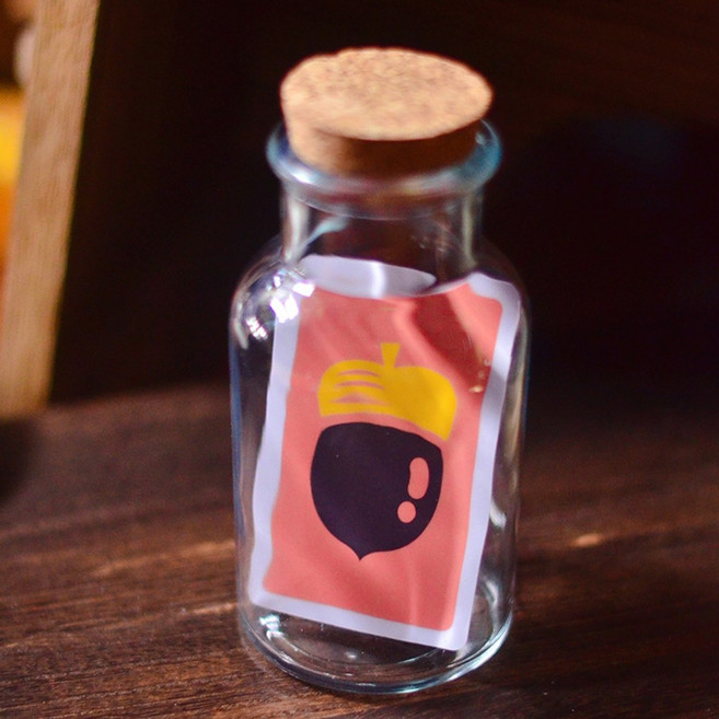 2개풀세트 동물의숲 레시피병 굿즈 미니어쳐 피규어 바다에 띄우는 병 카드포함 모동숲 섬 해변 도토리 열기구 열매레시피, 메인사진2종 레시피병이 배송됨, 약 14cm 높이