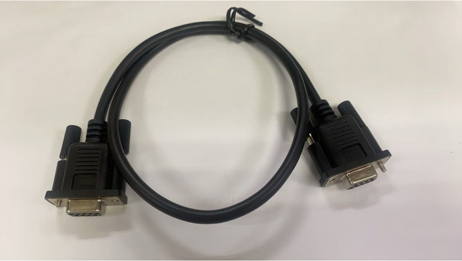 RS232 DB9 母對母 訊號傳輸線 連接線 長度50cm, 1個