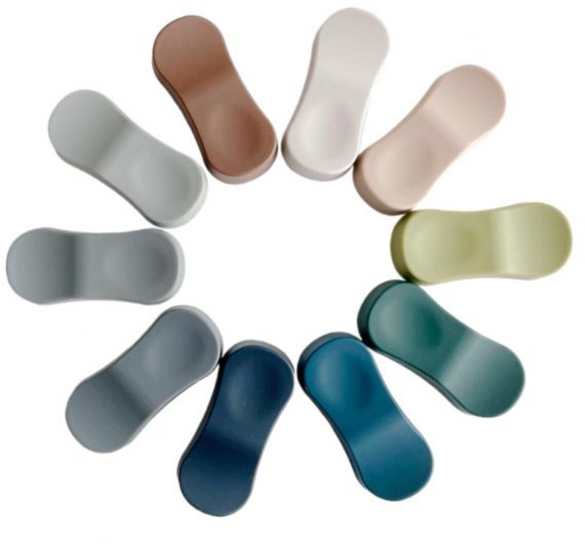 디아르 국내산 플래티넘 실리콘 수저 받침 숟가락 젓가락 받침대, 올리브그린, 1개