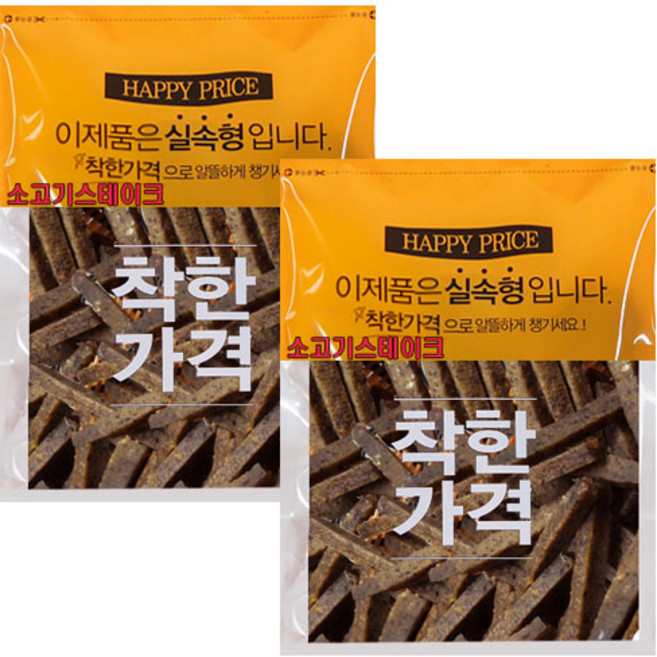 1+1 수제명가 대용량 강아지 져키300g+300g, 300g, 2개, 오리 져키