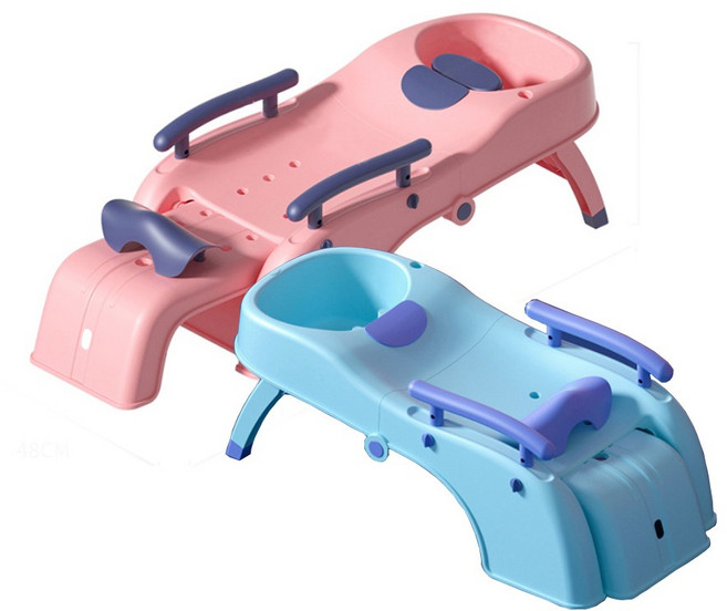 [베이비캠프]접이식 임산부용 샴푸체어/성인용 샴푸체어, 핑크, 1개