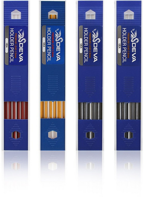 제도샤프심 2.0mm 칼라 필기 드로잉 목공 목수 리필 심 제도용 홀더샤프심, 2.0mm 제도샤프심_블루