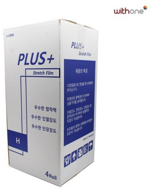 위드원 _ 보호랩 / 수동랩 / 기계랩 1box, 폭500mm*길이350m, 4개, 수동랩 15mic