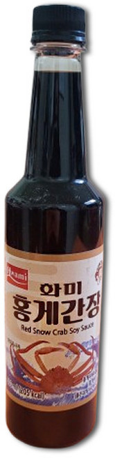 (무료배송) 화미 만능 홍게간장 500ml 4개(3+1), 4개