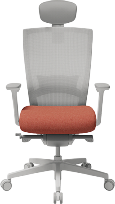 시디즈 의자 T50 업그레이드 2023년형 TNF500HLDA 화이트쉘 사무용 의자 학생 의자 서울대 의자, 코랄