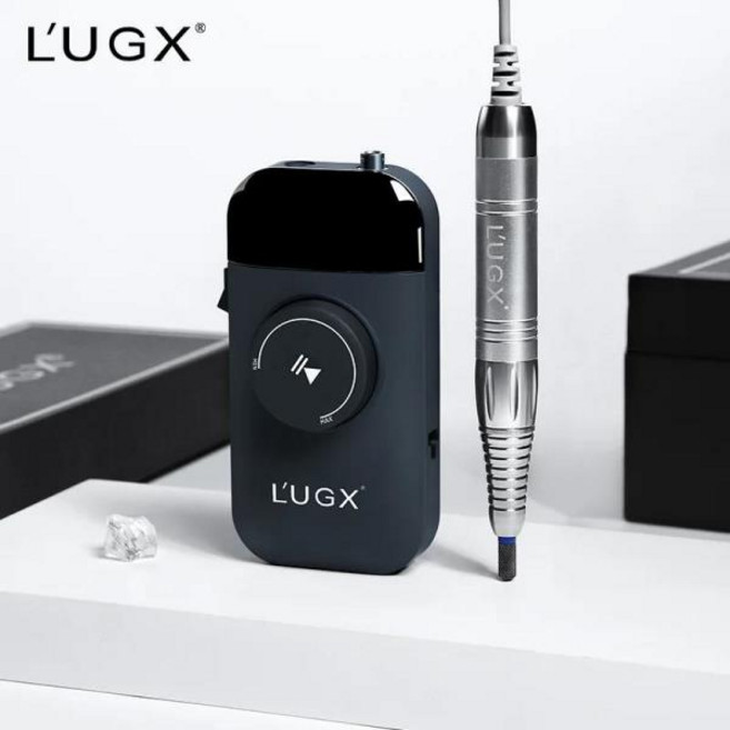 LUGX 사용자 정의 35000rpm 아크릴 무선 충전식 휴대용 브러시리스 전문 네일 드릴 머신, 1개