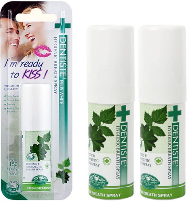 덴티스테 후레쉬 브레스 스프레이 15ml 2개 마우스워시 - 쿠팡