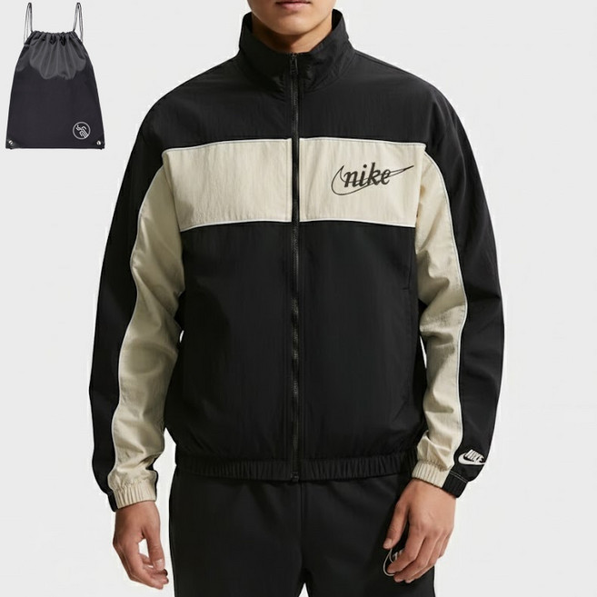 나이키 오버사이즈 풀집 경량 봄가을 자켓 러닝 바람막이 점퍼 (PGN짐쌕가방 지급)