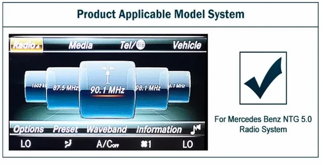 메르세데스 벤츠 5.0 A CLA W176 C-클래스 W205 -용 무선 CarPlay 안드로이드 오토 미러링크 에어플레이 지, 01 Benz 5.0
