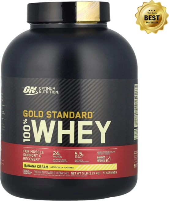 옵티엄 뉴트리션 골드 스텐다드 100% WPI 유청단백질 바나나 크림 2.3kg / 해외직구 미국정품 - 쿠팡