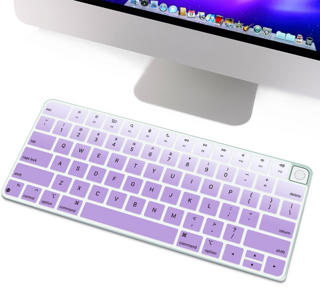 애플적용 블루투스 키보드 A2449A2450 매직키보드 실리콘 패치 적용, 항균 나노 tpu, 하나, 1개