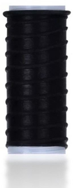 오토바이 고급형 실리콘 핸들 그립 12CM 한쌍 전기종 호환 코나츠, 1세트, 블랙