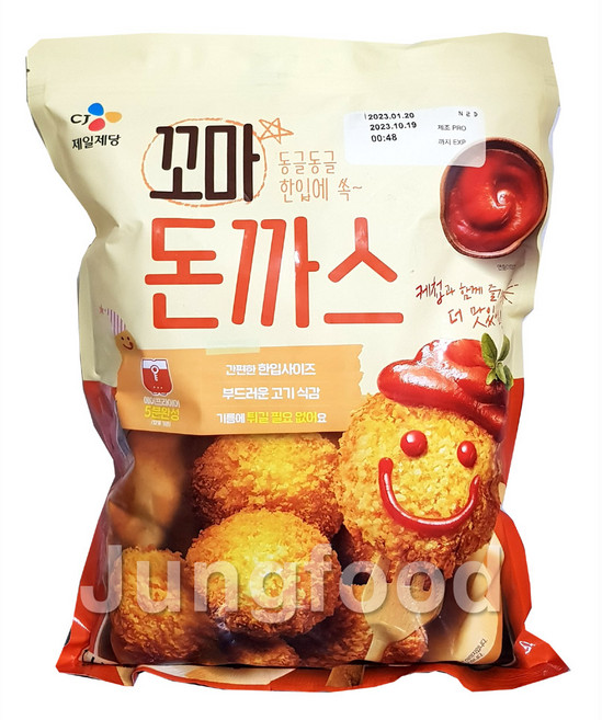 [코스트코] CJ 꼬마 돈까스 1400g 아이스박스 무료포장, 1.4kg, 1개