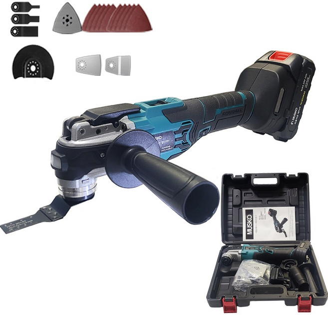 머스코 20V 충전식 무선 멀티커터 세트 FKMC20 /만능컷터 마끼다배터리 호환 /보쉬배터리 젠더사용가능_별도구매, 1개