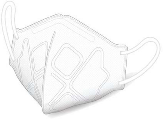 匠心 PM2.5 B級防霾3D成人口罩 L尺寸 白色 12入/盒, 1個