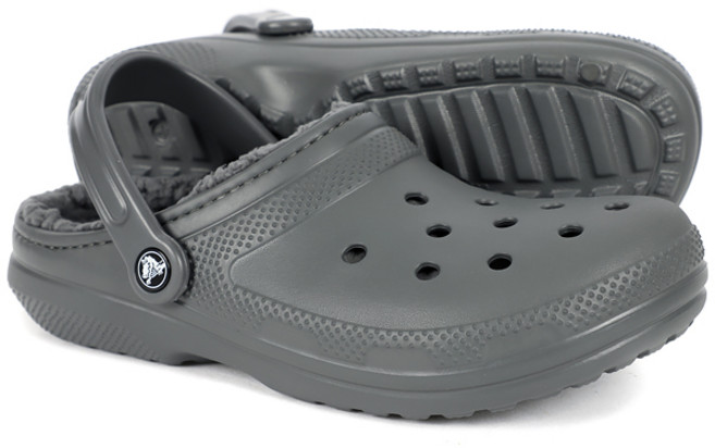 크록스 클래식 라인드 클로그 동계 방한 털슬리퍼 (203591-0EX)