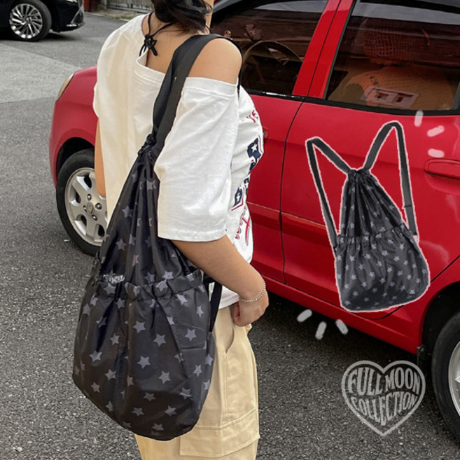 [스타패턴] 올데이 라이트 나일론 스트링 백팩스타나일론스트링백팩