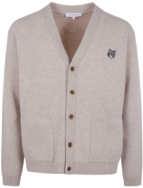 메종키츠네 폭스 패치 가디건