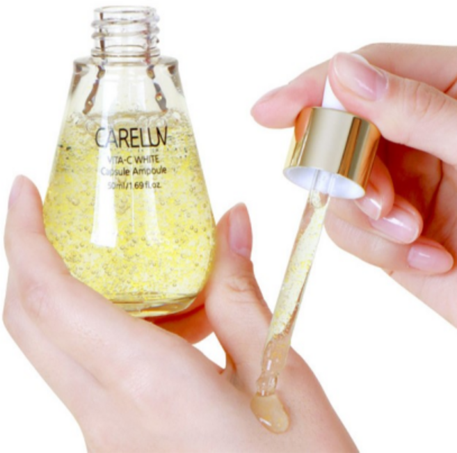 케어럽 비타씨 화이트 앰플 주름개선 미백 화이트닝 에센스 세럼, 2개, 50ml