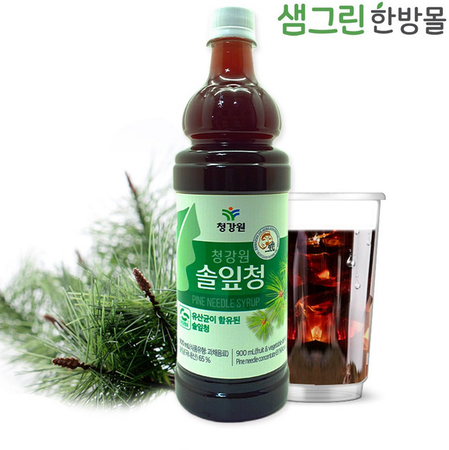 솔잎청 솔잎 엑기스 농축액 900ml 국내산, 1개