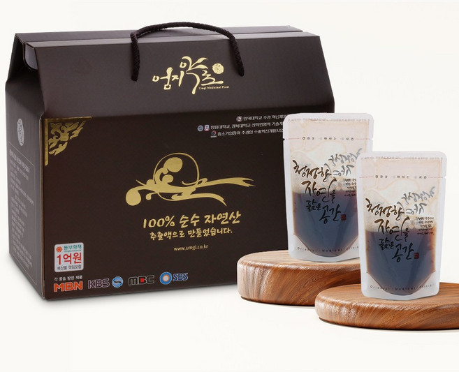 엄지약초 [3배고농축] 울릉도 고농축 마가목즙 진액 90ml - 25%, 60개