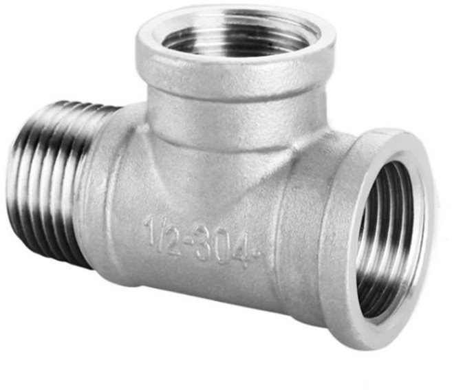 304 스테인레스 스틸 BSPT 암나사 피팅 파이프 커넥터, male Female th ad 3, 1/4, 1개