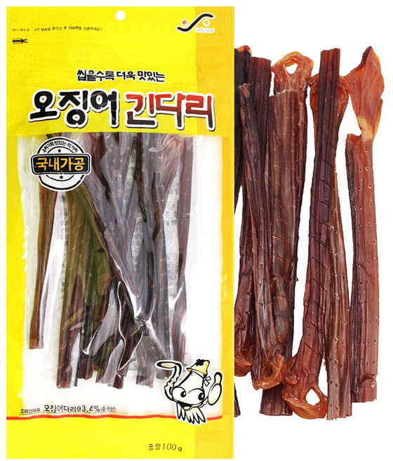 오징어 긴다리 [100g], 1개, 100g