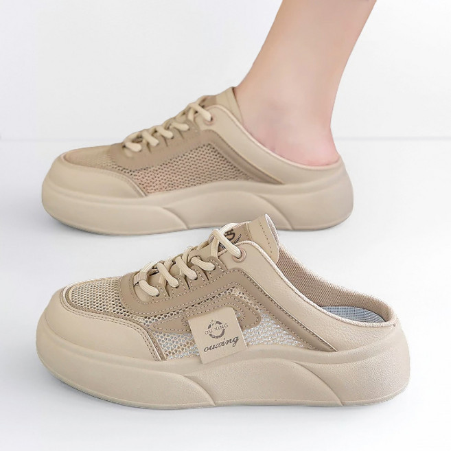 Modern Fashion 여성 발편한 메쉬 슬리퍼 뮬 운동화