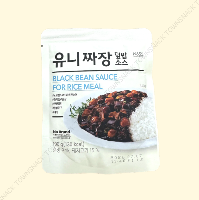 노브랜드 유니짜장 덥밥소스 100g, 5개