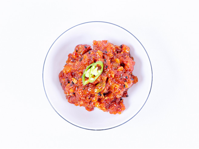 [바다한줌] 씨앗젓갈 비벼먹는 젓갈 밥도둑 반찬 저염 국내제조 씨앗젓, 1개, 250g