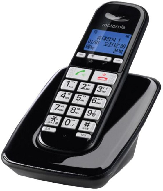 모토로라 디지털 무선전화기 S3001A, S3001A(블랙)