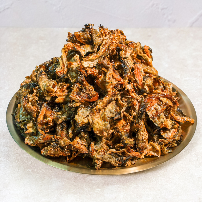 오마이찬 명태껍질볶음 - 달콤 바삭 과자처럼 즐기는 건강 반찬, 500g, 1개