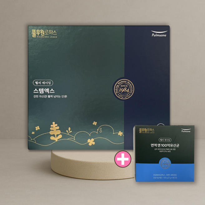 풀무원로하스 스템엑스진 3개월분+면역유산균1개월, 65g, 3개