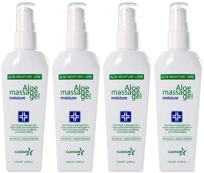 클라디움 알로에 모이스처 마사지 젤 120ml 캡용기형, 4개 - 쿠팡