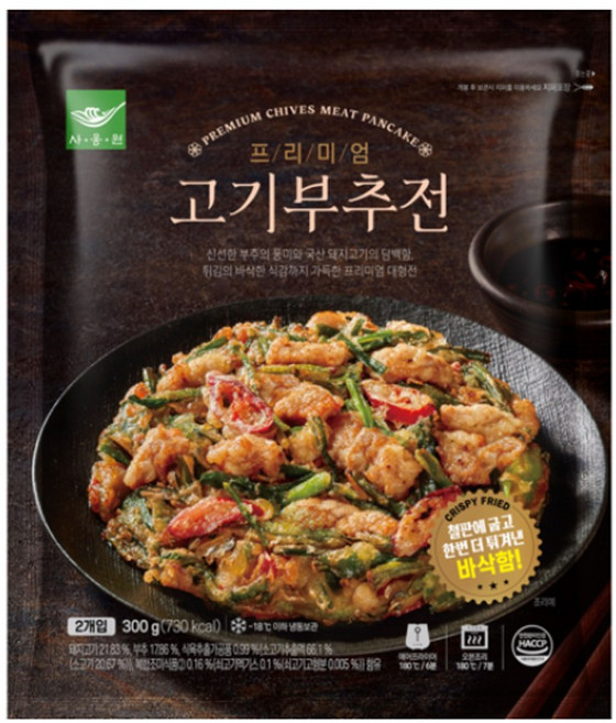 사옹원 프리미엄 고기부추전 300g X 2, 3개