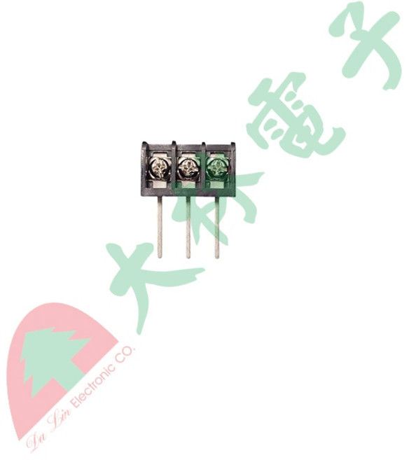 大林電子 後檔板式端子台 端子台長腳 雙邊不留孔 HB-956, 1個, 3P