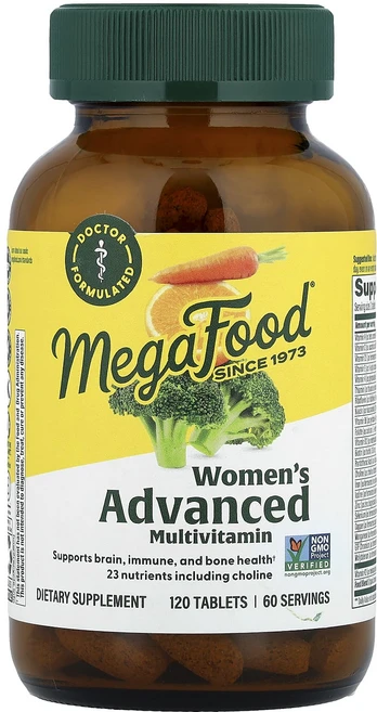 MegaFood 여성용 종합비타민 120정, MegaFood 여성용 종합비타민 ..., 1개 - 쿠팡