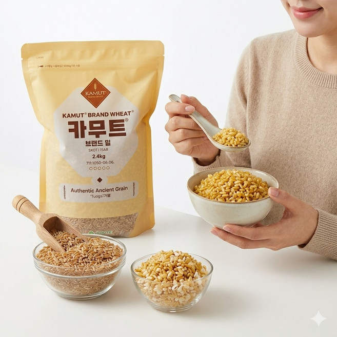 슬로우라이프 코그트코 월드그린 고대곡물 저속노화 카무트, 2.4kg, 2개
