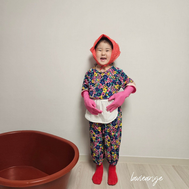 바로배송 복고패션 유아고쟁이 꽃분이상하세트 촌스러운아동 몸빼바지세트 촌캉스패션 여아 남아 돌아기 꽃분이상하세트 할매룩코디 어린이집 유치원행사