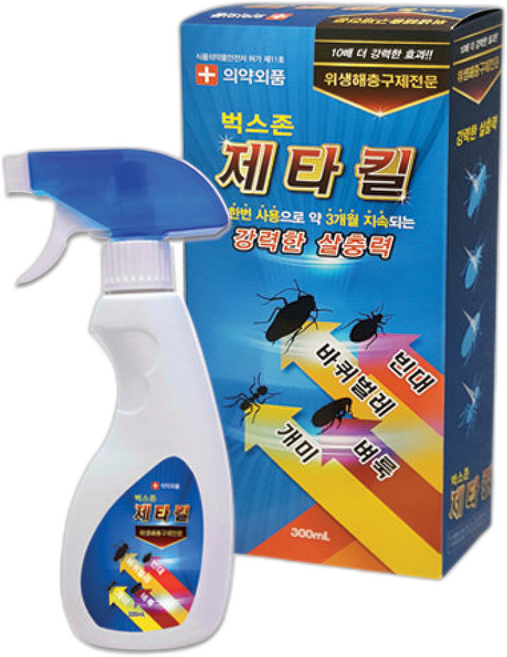 제타킬 시중살충제10배성분 지속력좋은 바퀴 벌레 개미 각종벌레 해충 강력스프레이, 1개, 300ml