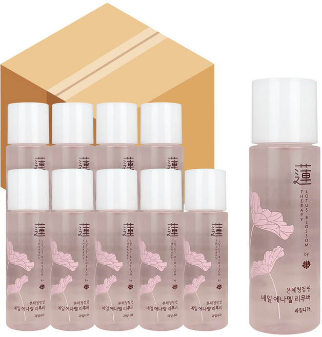 과일나라 본체청정 연 네일 에나멜 리무버 100ml, 10개