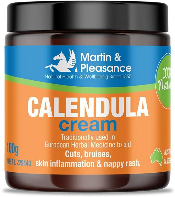 호주 마틴앤플레전스 martin & pleasance Herbal Cream Calendula 카렌튤라 허벌 바디크림, 3개, 100g