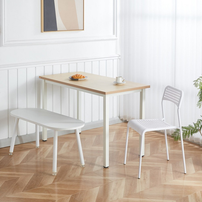 레인저테이블 포밍 사무용 다용도 책상 학생 공부 게이밍 데스크 1500x600, 메이플비치+블랙(WWD507-MBB)