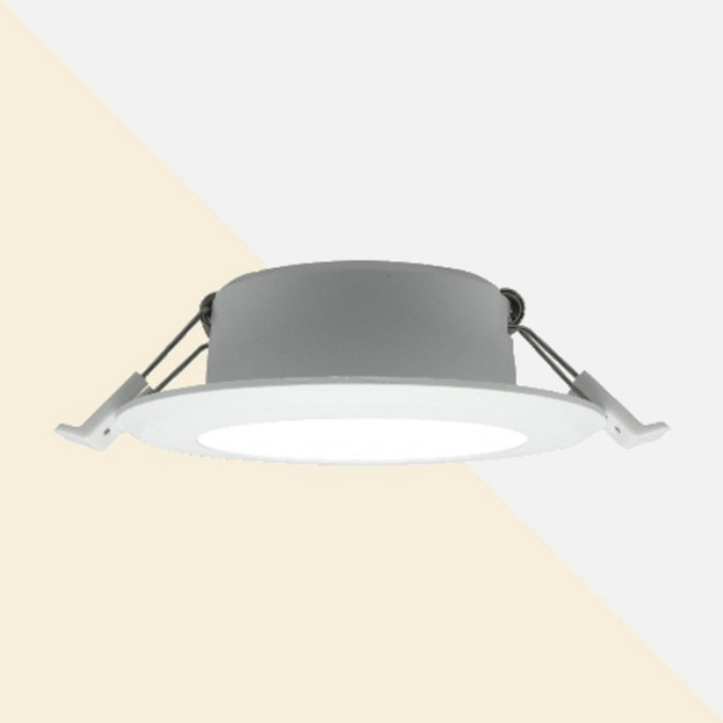 장수 램프 LED 다운라이트 3인치 6W 매립등 매입등, 주백색 [4000K], 10개