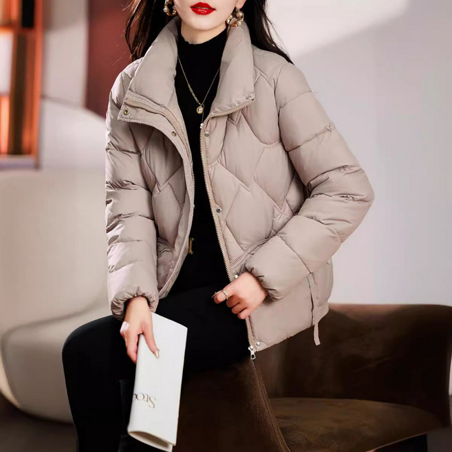 COSYEVNO 여성 패딩 겨울 숏 통근 보온 스타일리쉬하고 편안한 코트 쇼트 tzk-4