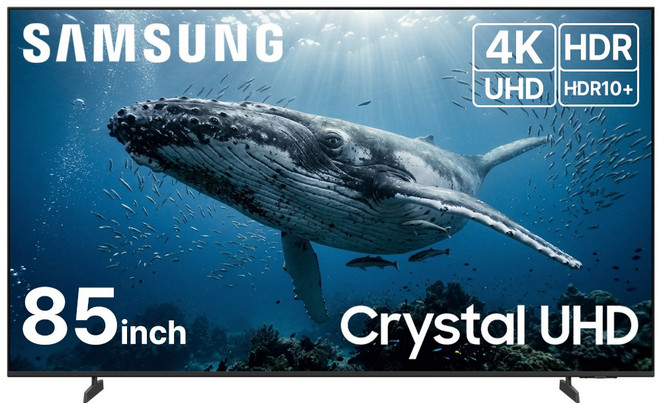 삼성전자 TV 85인치(215cm) 85U8000F 25년형 4K 울트라 UHD 스마트티비 무료설치배송, 방문설치, 스탠드형, 215cm(85인치)