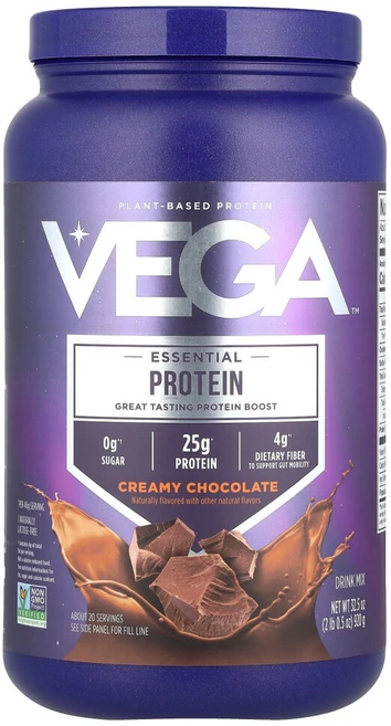 Vega 식물성 Original 프로틴 크리미 초코 2 lb 0.5 oz (920 g), 920g, 1개 - 쿠팡