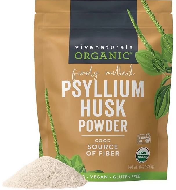 비바내추럴스 오가닉 차전자피 파우더 283g, 56 Servings (Pack of 1), 680g, 1개 - 쿠팡